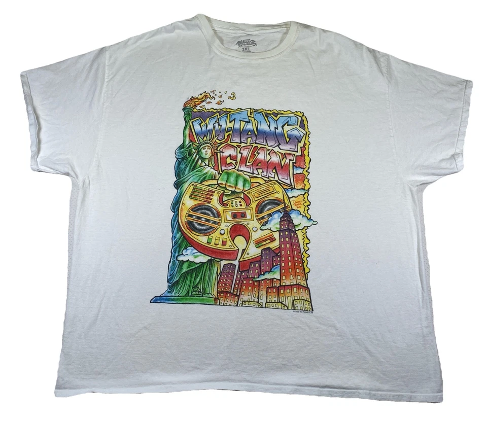Camiseta Boombox Wu Tang Clan Estatua de la Libertad Hombre’s 3XL 2022 Foto 1 de 4