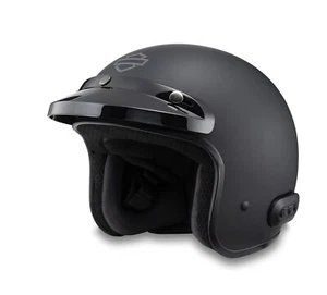 Harley-Davidson Fury N04 Bluetooth 3/4 rozm. L - Kask motocyklowy odrzutowy czarny mat - Zdjęcie 1 z 6