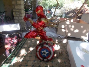 Sideshow maquette Iron Spiderman Version Exclusive - Photo 1/16
