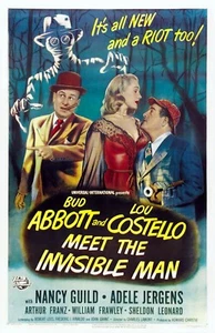 Giclée Druck Filmplakat 1951 Abbott & Costello treffen den Unsichtbaren - Bild 1 von 1