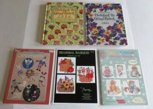 Huge Big LOT Holiday Seasonal CROSS STITCH Books 100+ Patterns Charts Craft - Picture 1 of 12