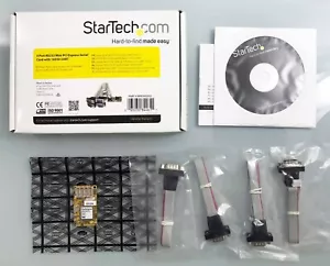 StarTech MPEX4S552 - 4 Port RS232 Mini PCI Express Serial Card w/ 16650 UART - Picture 1 of 3