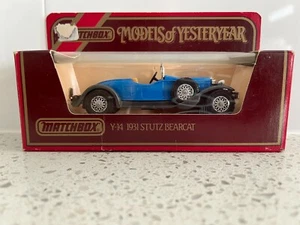 Matchbox Models of Yesteryear Y-14 Stutz Bearcat Blue - Picture 1 of 2
