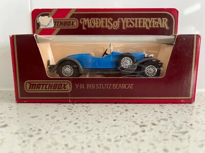 Matchbox Models of Yesteryear Y-14 Stutz Bearcat Blue - Image 1 of 2