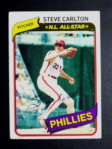 1980 Topps Baseball #210 Steve Carlton Philadelphia Phillies *VERY GOOD* HOF