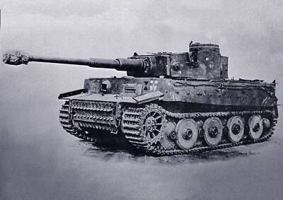 WW2 German Wehrmacht Tiger 1 Tank Poster Print