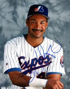 HENRY RODRIGUEZ MONTREAL EXPOS POSED SIGNED 8X10 PHOTO W/COA - Picture 1 of 1