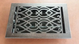 Whittington Solid bronze 6x10 floor register victorian bronze patina - Picture 1 of 3