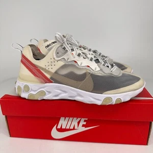 Scarpa da corsa Nike React Element 87 uomo 8 vele osso chiaro bianco AQ1090-100 - Foto 1 di 11