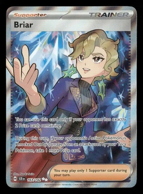 Briar - 163/142 - Ultra Rare - Stellar Crown - Pokemon Card - NM/M - image 1 of 2