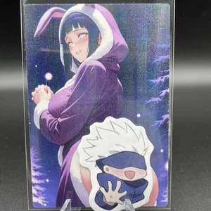 Hinata Hyuga Anime Waifu Card Doujin ACG Goddess Holo - Picture 1 of 4