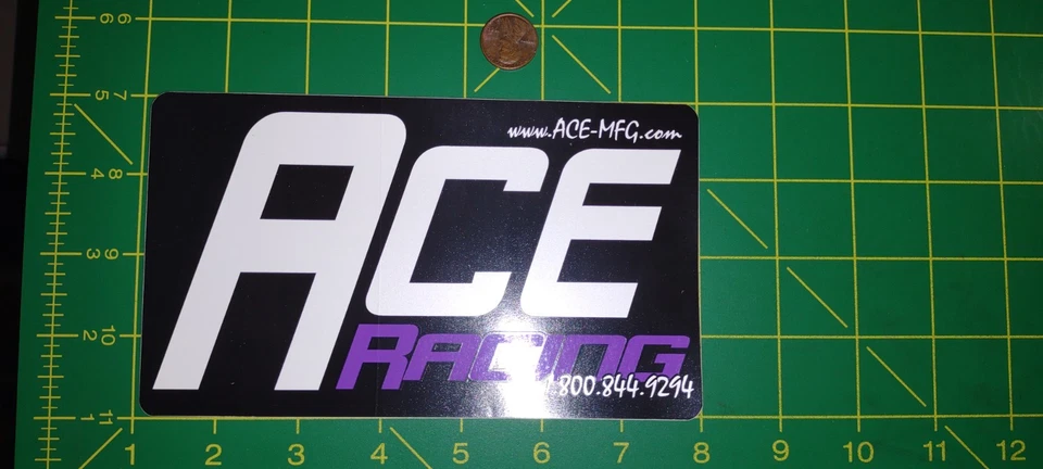 B/P ACE Sticker Decal  ORIGINAL old stock RACING - Image 1 of 1