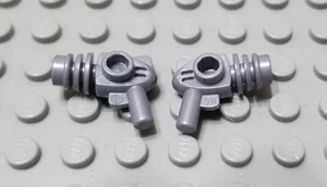 Lego Menge 2 flache silberne Minifigur Space Ray Gun Waffe Zubehör - Bild 1 von 1