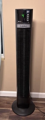 Lasko Xtra Air 48” Tower Fan T48335 Oscillating Digital LED Display Black - Image 1 of 4