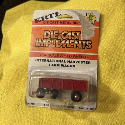 Ertl 1755 1:64 Die Cast Implements International Harvester Farm Wagon  🔥🔥 - Image 1 of 4