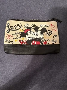 Disney Store Minnie und Mickey Mouse Kosmetik oder Handtasche - Bild 1 von 2
