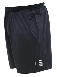 D555 Herren Übergröße Dry Wear Stretch Shorts in Schwarz 2XL bis 6XL - Bild 1 von 3