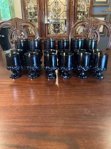 Madeira Smoke Brown by Franciscan - ESTATE SET - 24 Pieces of Vintage Glassware - Picture 1 of 4