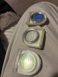 Ceneiplan Filter Set Slip-On Vintage 36mm Green Blue Clear - Picture 1 of 5