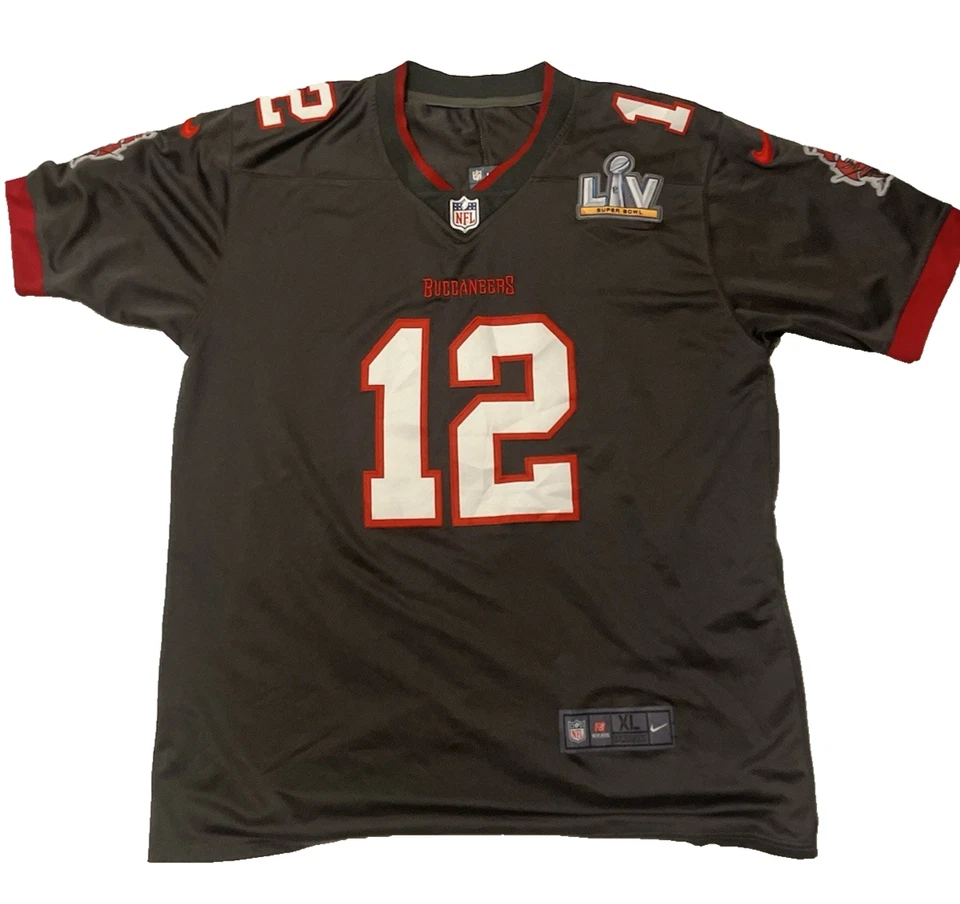 Camiseta Tom Brady Tampa Bay Buccaneers NFL Nike SB/LV Patch Super Bowl tamanho XL - Imagem 1 de 4