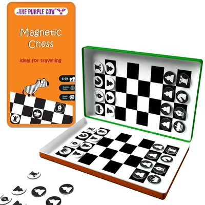Portable Mini Magnetic Travel Chess Game Lightweight Classic Board Game - Image 1 of 4