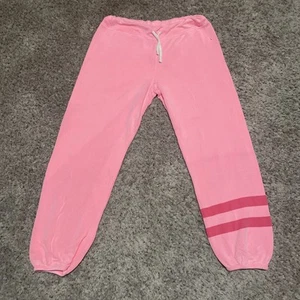SUNDRY Revolve Hot Pink Basic joggers Sweatpants Size 2 - Picture 1 of 7