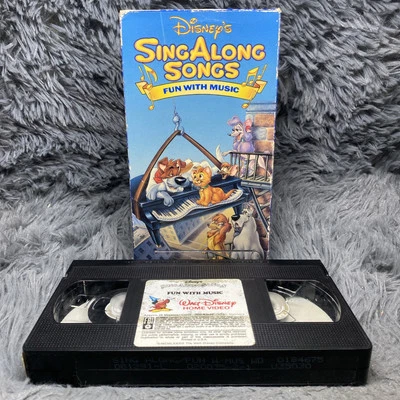 Disneys Sing Along Songs - Fun With Music VHS Tape 1993 Volume 5 Kids Show Film - Image 1 of 4