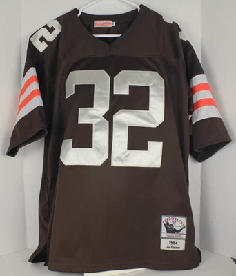 Camiseta Mitchell & Ness Jim Brown 1964 Cleveland Browns NFL Throwback 50 *RÉPLICA - Imagem 1 de 4
