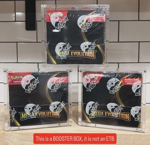 Pokemon Magnetic Booster Box Estuche Acrílico! ¡Pantalla protectora de cartas Pokémon! - Imagen 1 de 21