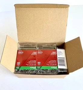 NEW - 9 Boxes, Ace Rivets, 5/32" D x 3/16"-1/4" Grip (2,250 rivets) 2014116 - Picture 1 of 7