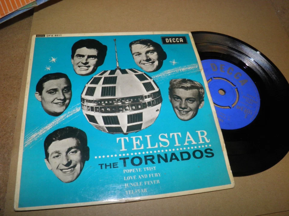 THE TORNADOS- TELSTAR VINYL 7" 45RPM EP PS - Image 1 of 1