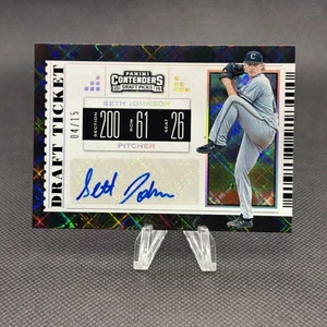 2019 Contenders Draft Seth Johnson Prospect Auto Diamond /15 SP - Picture 1 of 3