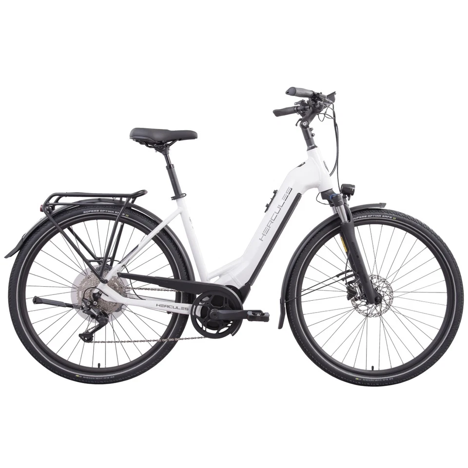 Hercules e-Bike Elektrofahrrad Pasero Sport I-10 weiß  28" 750 WH 50cm - Bild 1 von 1