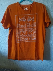 Red Bull KTM Tee Shirt Mens Size M Racing Team Orange Short Sleeve - Picture 1 of 7