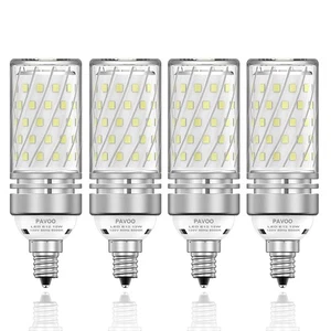 E12 LED Light Bulbs, 12W LED Candelabra Bulbs 100 Watt Equivalent, 1200LM, 60... - Picture 1 of 8