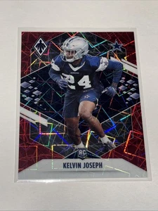 Kelvin Joseph 2021 Panini Phoenix #164 Red Lazer SP /285 Rookie RC Cowboys - Picture 1 of 2