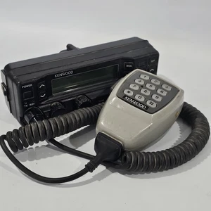 Kenwood Remote Head Control Unit Model KCH-11 W/ Mic Cut Cable Harness UNTESTED - Picture 1 of 5