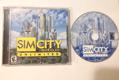 SimCity 3000 Unlimited Sim City Windows PC CD-ROM Computer Simulation Game w/Key - Image 1 of 4