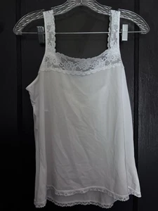 Vintage Vanity Fair Lace White Camisole 17160 Size 36 - Picture 1 of 4