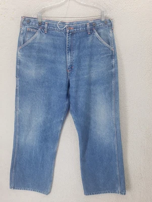 Pantalones de mezclilla vintage Big Mac para hombre 40x31 azul carpintero ropa de trabajo relajados años 90 Foto 1 de 4