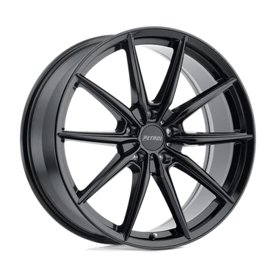 1 New 20X8.5 Petrol P4B Black-Gloss Wheel/Rim 5x114.3 ET40 5-114.3 - Image 1 of 4