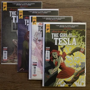 The GIRL WHO ELECTRIFIED TESLA - Hefte 1-4, komplette Serie - Titan Comics, NM - Bild 1 von 1