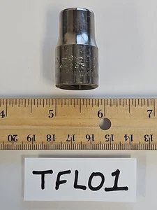 Vintage Craftsman 44233 1/2" Drive 12mm Shallow Socket 12 Point Inverted G USA  - Picture 1 of 8