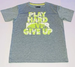 MLB Genuine Merchandise “Play Hard Never Give Up” Quick Dry Boys T-Shirt Size XL - Picture 1 of 4