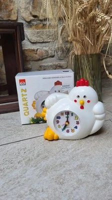 Retro Wecker Guten Morgen Huhn - Top Zustand mit OVP - Bild 1 von 4