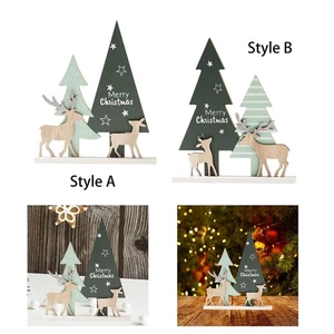 Holz-Weihnachtsbaumschmuck, Tafelaufsatz, Tischdekoration für das Esszimmer - Bild 1 von 14
