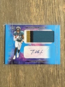 2025 Panini Origins Travis Hunter /25 TURQOISE AUTOGRAPH RPA 4 Color Patch RC - Picture 1 of 2