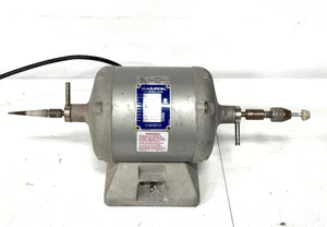 Baldor 1/6 2.1A 350T Jewelry Dental Polisher Lathe 2-Chuck | Working SEE VIDEO - Picture 1 of 7