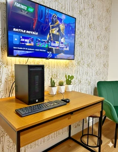 Fast HP Gaming PC, i5-6400, 16GB, GTX1050Ti , 256GB SSD & 500GB HD, WiFi, Win 11 - Picture 1 of 9