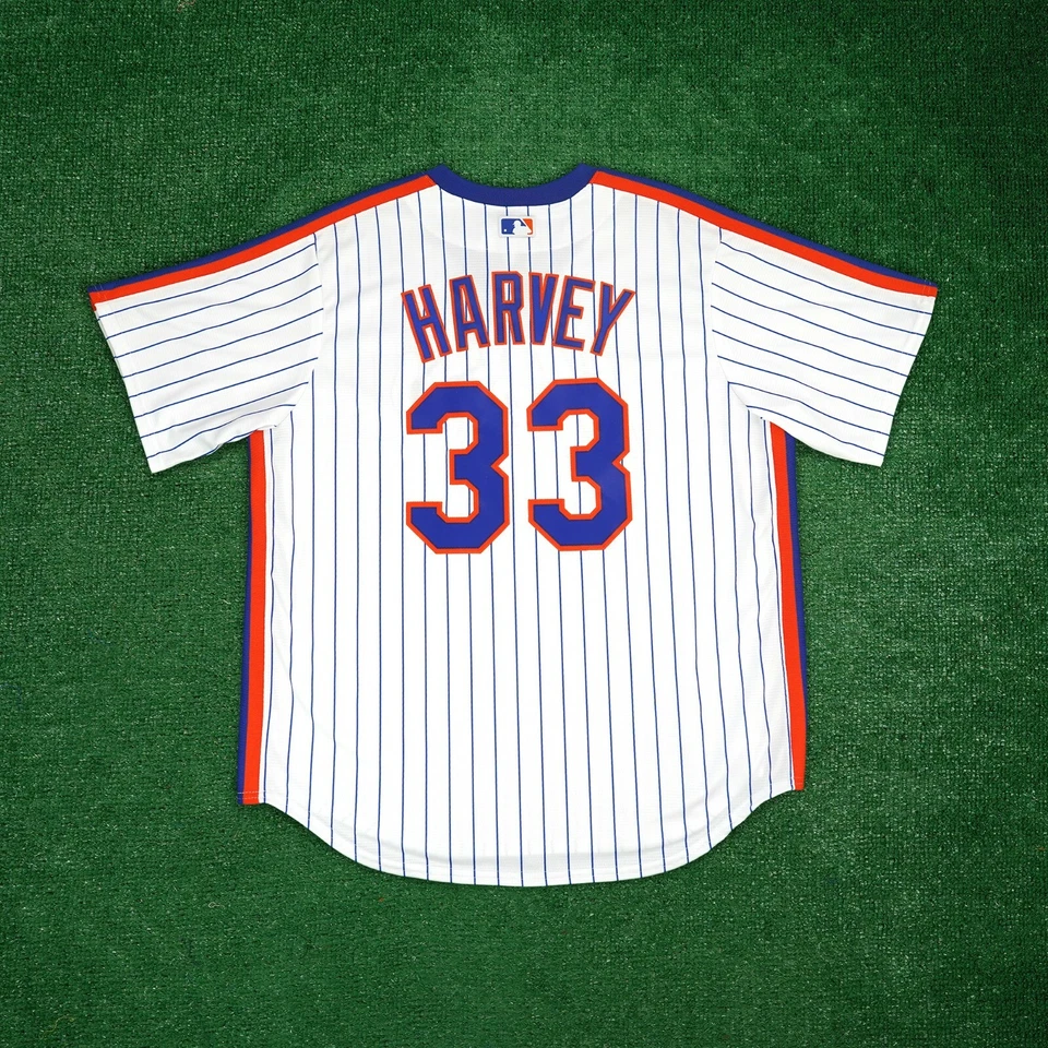 Camiseta deportiva para hombre Matt Harvey 1986 New York Mets Alternate Home Cool Base Foto 1 de 4
